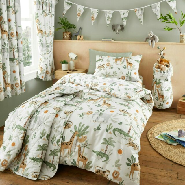 Jungle Safari Toddler Bedding