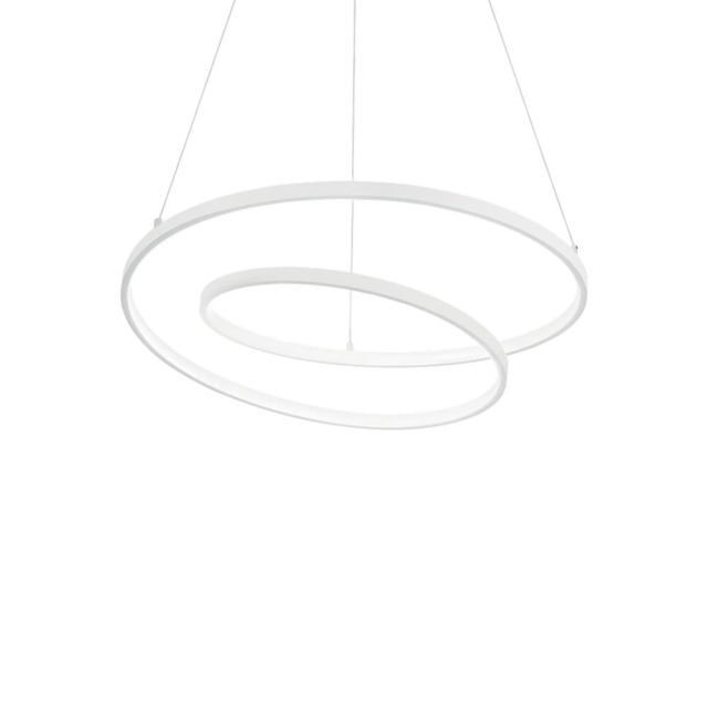 Oz LED Decorative Swirl Integrated Pendant Light White, 3000K