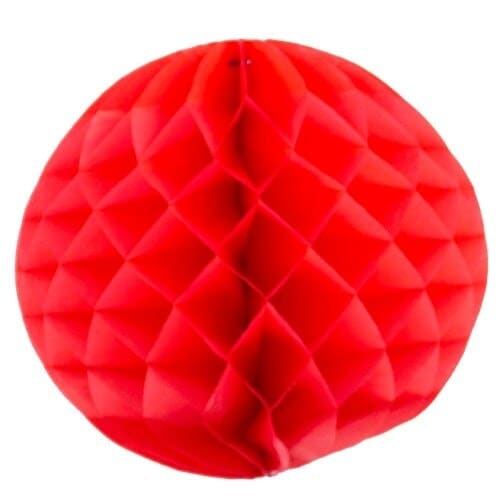 Rose Pink Honeycomb Ball Hanging Decorations - Pack of 2