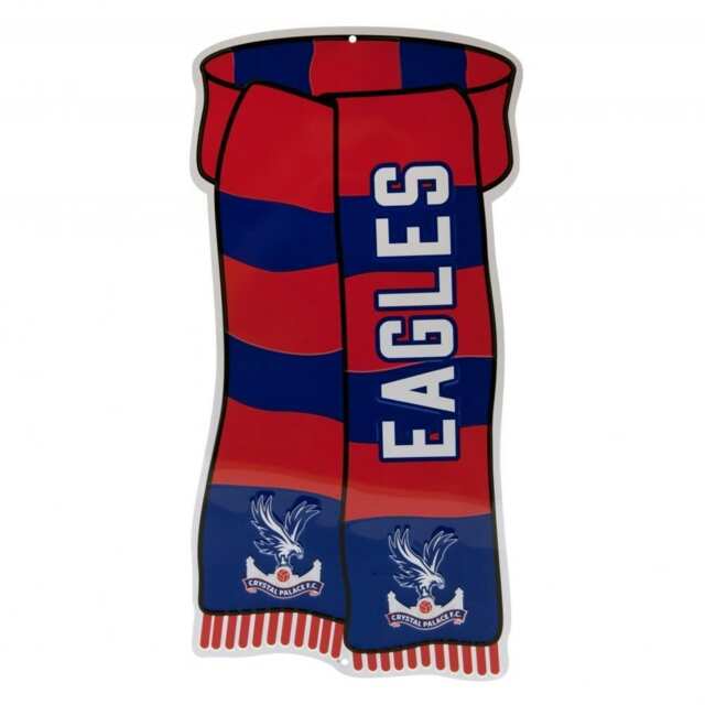 Crystal Palace FC Show Your Colours Door Sign - Red/Royal Blue/White - One Size