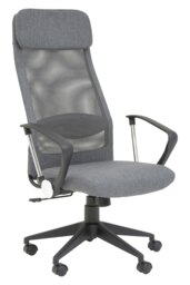 Orsina Brent Grey Mesh And Fabric Home Office Chair