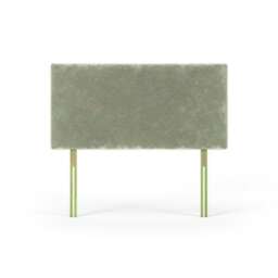 Valencia Silver Chenille Headboard Double Multi