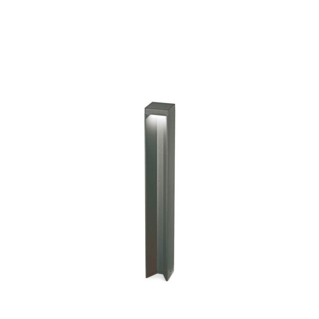 KURT LED Outdoor Bollard Anthracite, 3000K, IP54, Non-Dim