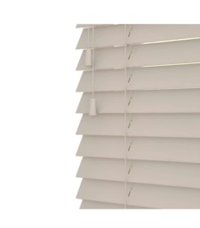 60cm Heather Oak Wooden Venetian Blinds With Strings (130cm drop) Brown Brown