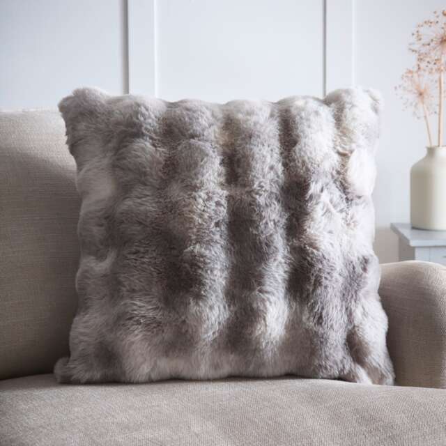 Portfolio Home Oslo Grey Filled Cushion 55x55cm