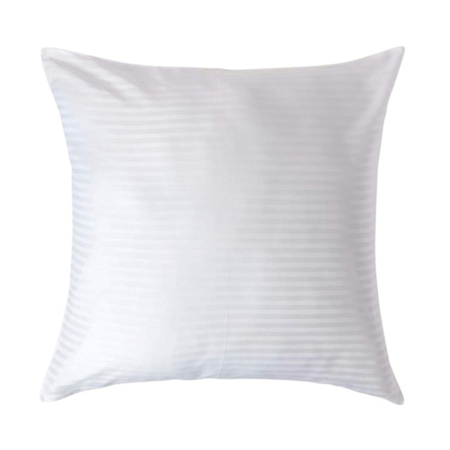 Homescapes White European Size Egyptian Cotton Pillowcase 330 TC - 80 x 80 cm
