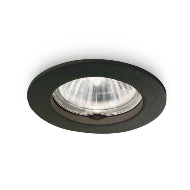 Jazz Indoor Recessed Downlight Lamp 1 Light Black, GU10