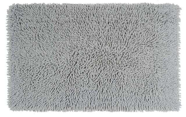 Cotton Loop Silver Bath Mat 50x80cm