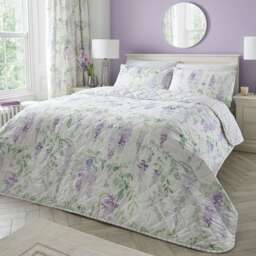 D & D Wisteria Bedspread Lilac