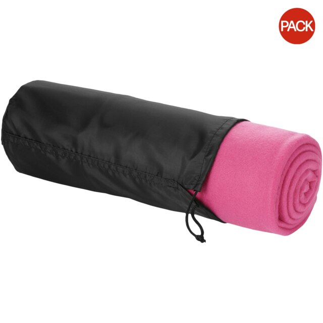 Bullet Huggy Blanket And Pouch (Pack of 2) - Magenta - 150 x 120 cm