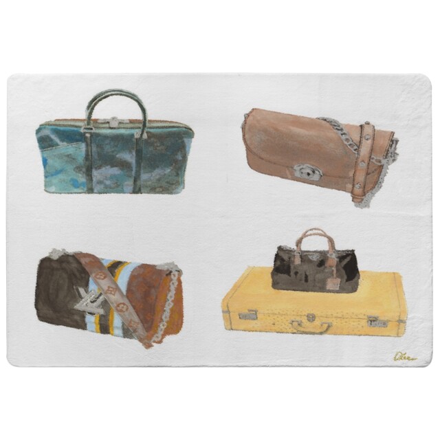 Handbag Collage Rug Multi
