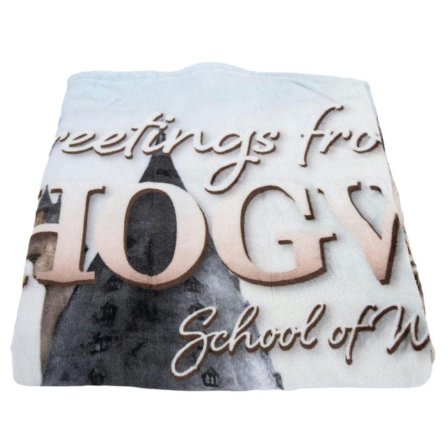 Harry Potter Premium Fleece Hogwarts Castle Blanket - Multicoloured - 160cm x 130cm