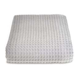 Super King Size Waffle Throw Blanket Bedspread 250 x 260cm - 100% Cotton