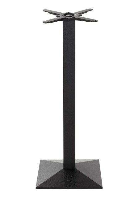 Black cast iron pyramid table base - Medium 1050 mm Black