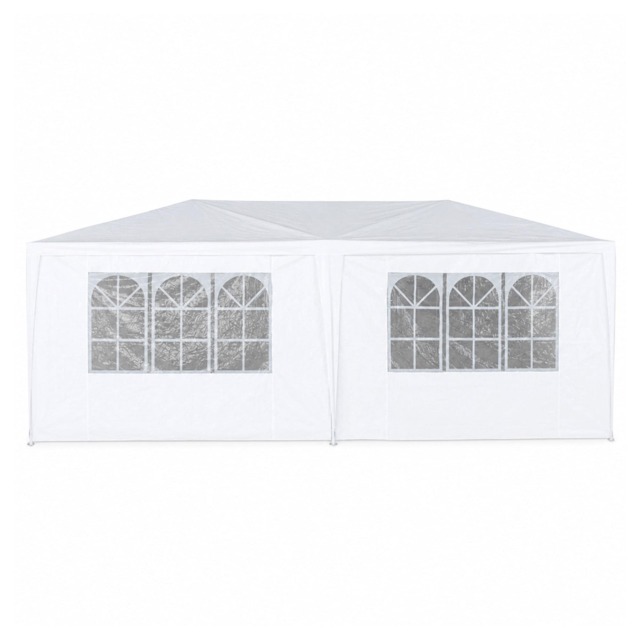 3m x 6m White Waterproof Garden Gazebo Marquee Awning Party Tent