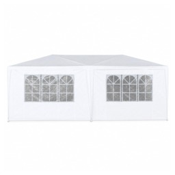 3m x 6m White Waterproof Garden Gazebo Marquee Awning Party Tent