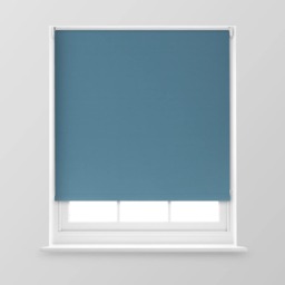 A.Unique Home Premium Trimmable Thermal Blackout Roller Window Blind - 6FT - Blue Stone - 180cm (W) x 170cm (L)