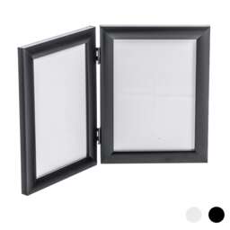 "Nicola Spring Folding 2 Photo Frame - 5 x 7"" - Black"