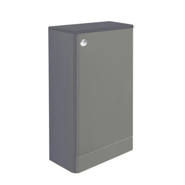 Bathroom Back to Wall WC Unit 495mm Wide - Basalt Grey- (Choice) Grey Grey 1