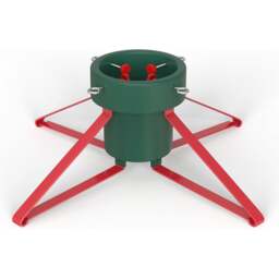 Red/Green Real Christmas Tree Stand Base Holder Trees Up To 2.3M Tall 12cm Trunk 2L Water