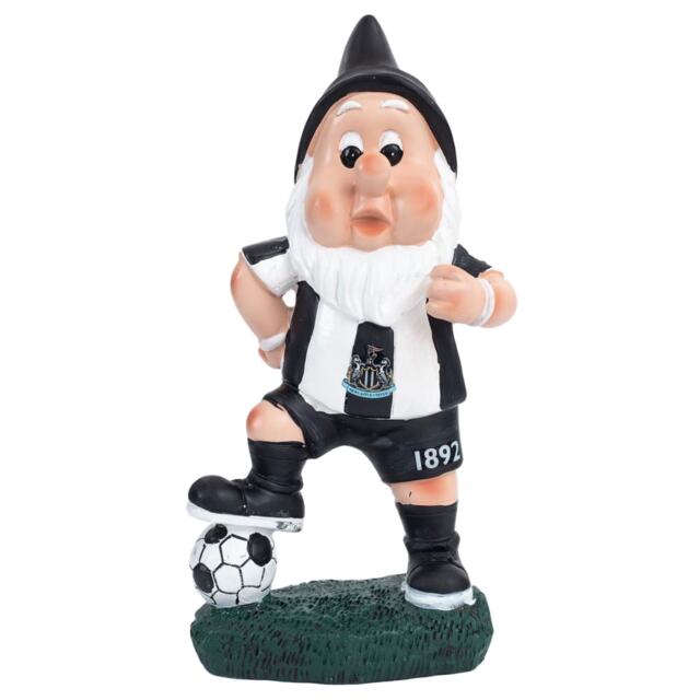 Newcastle United FC On The Ball Garden Gnome White White/Black One Size 1