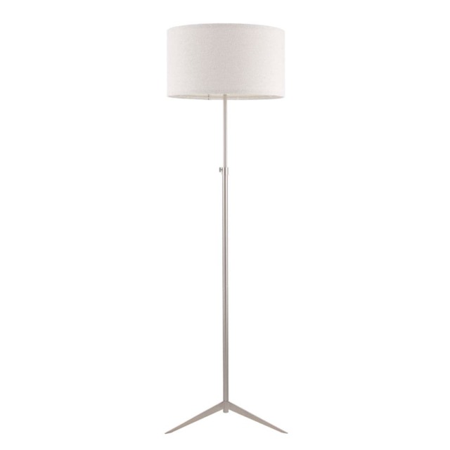 Pagazzi Brielle Satin Chrome Floor Lamp