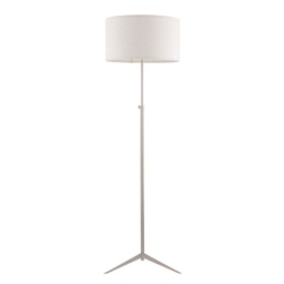 Pagazzi Brielle Satin Chrome Floor Lamp