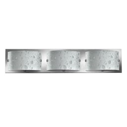 Daphne 3 Light Outdoor Wall Light Polished Chrome IP44, G9