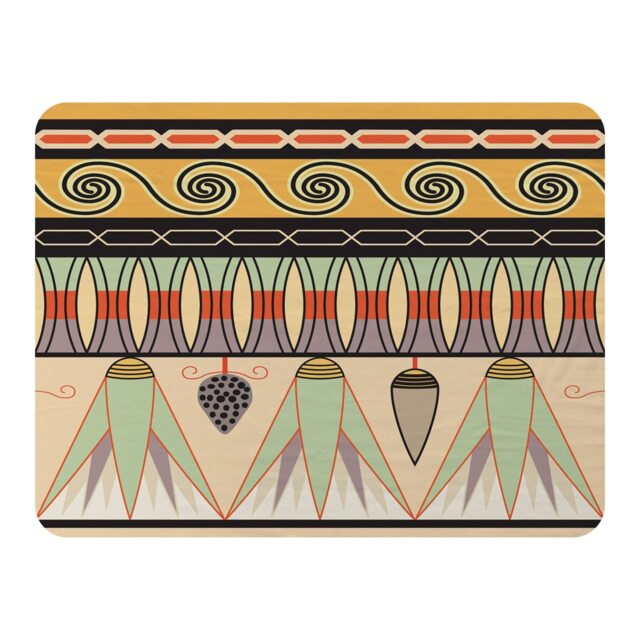 Egyptian Pattern Blanket Multi