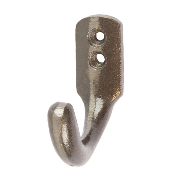 Hammer & Tongs Single Coat Hook - W20mm x H55mm - Raw Grey Raw One Size