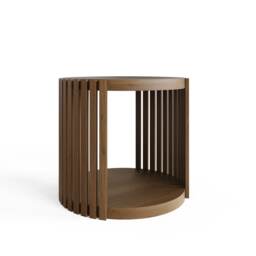 Zadie Side Table Brown Walnut