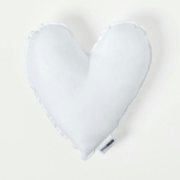 "Homescapes Luxury Super Microfibre Heart Shaped Cushion Pad Insert Inner 40 cm (16 inches) White Approx. 40 cm (16"") long"