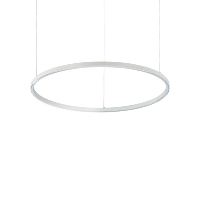 Oracle Slim 70cm Non Dim 3000K Round Integrated LED Ceiling Pendant Lamp White