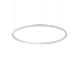 Oracle Slim 70cm Non Dim 3000K Round Integrated LED Ceiling Pendant Lamp White