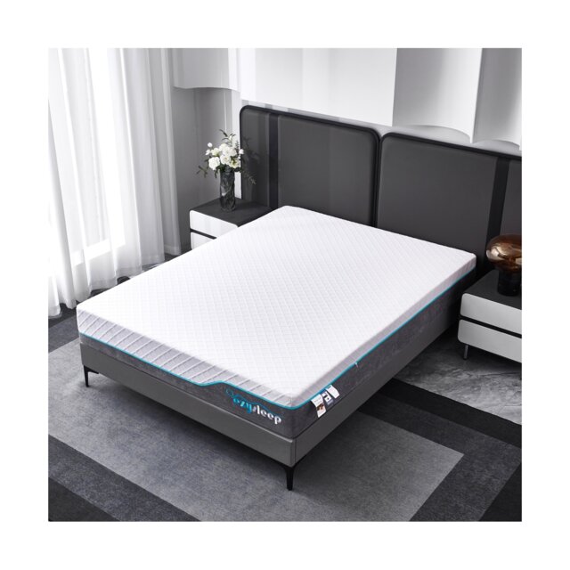 24 cm Astra Foam Hybrid Cooling Mattress Medium Support White King