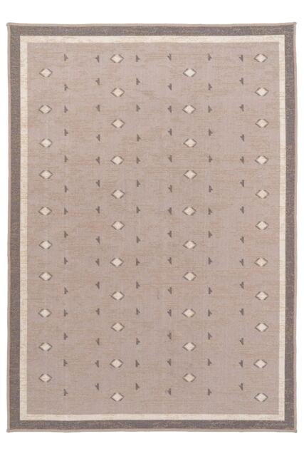 Machine Washable Natural Jute Blend Beige Berber Area Rug 120cm x 170cm Cream