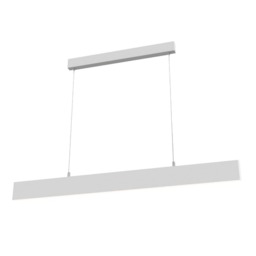 Step Integrated LED Linear Ceiling Pendant Lamp White