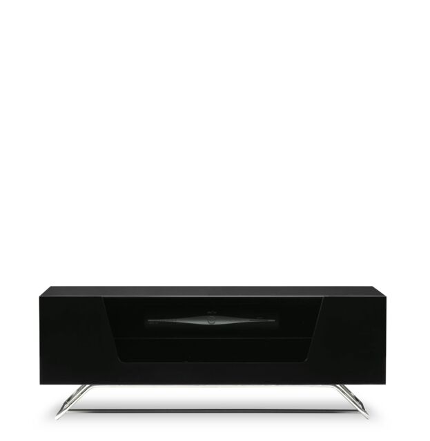 Chromium TV-Stand with 1 Flap Black CRO2-1000CB-BLK Black Black One Size 53