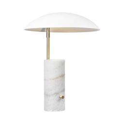 Nordlux Madem Indoor Table Lamp White Marble GU10 Adjustable Shade - Mains Powered, IP20