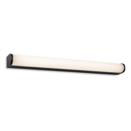 Bravo Bathroom LED Wall Light - 600mm Black with Opal Diffuser IP44