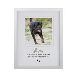 Personalised Pet Photo Upload White Framed Print White One Size