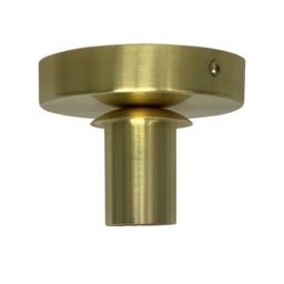 Cynthia - Satin Brass Ceiling Flush Mount Ceiling Light for Shades