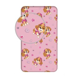 Paw Patrol Skye Single Fitted Sheet Pink Pink One Size 1