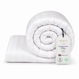 MHG Living 3 Tog Summer Duvet – Lightweight Cooling Hollowfibre Quilt for Hot Sleepers-Single