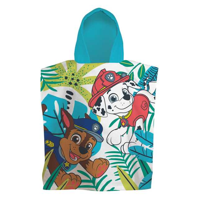 Paw Patrol Childrens/Kids Jungle Hooded Towel Multi Multicoloured One Size 1