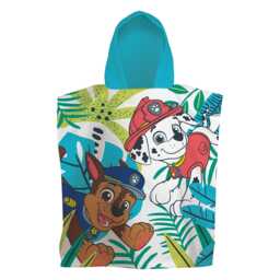 Paw Patrol Childrens/Kids Jungle Hooded Towel Multi Multicoloured One Size 1