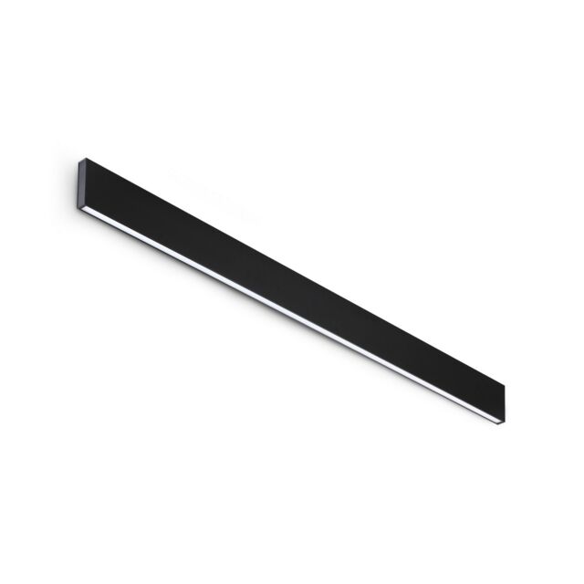 Steel Integrated LED Wall Lamp Black 3550lm 3000K Dimmable