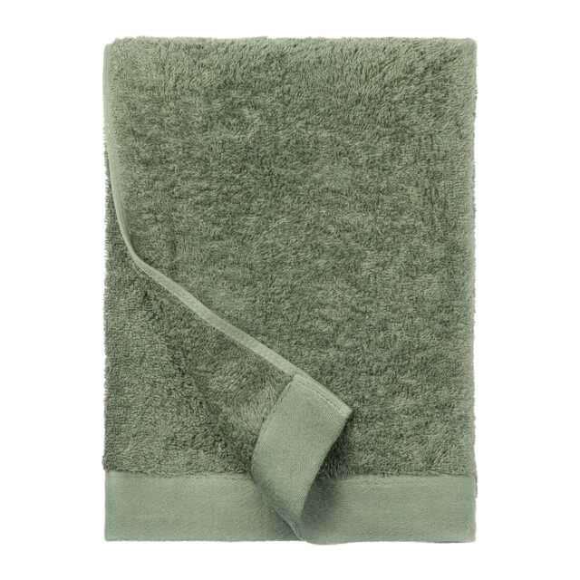 Vinga Birch Plain Towel - Green - 70cm x 40cm Green