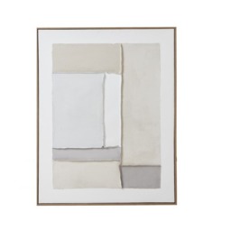 Contempo Beta Framed Painting on Canvas - Wood - L3 x W75 x H95 cm - Brown Brown Not provided