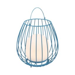 Nordlux Jim Outdoor Lantern Battery Blue Metal Intergrated LED 3-Level Dimming - , IP54